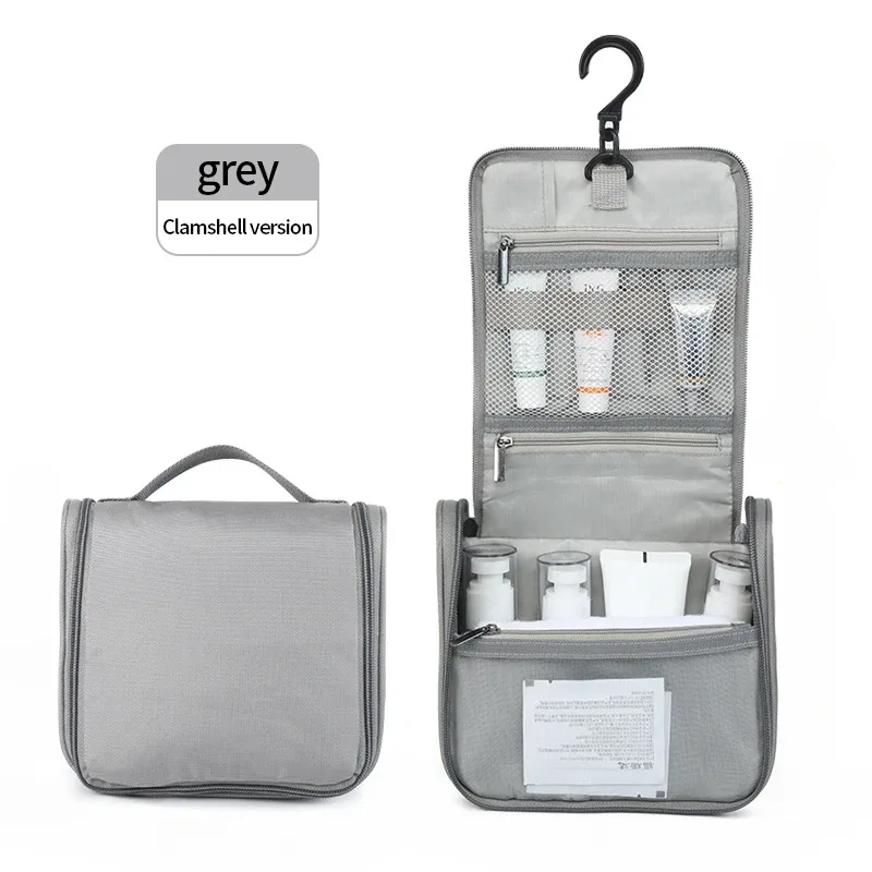 sacs de toilette de voyage multifonctions suspendus pour hommes, poches portables, résistant à l'eau, kit de rasage portable, sacs de rangement de maquillage