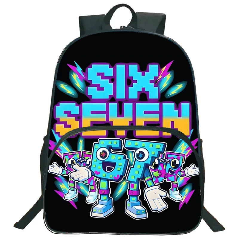 nouvel ensemble de 3 sacs à dos imprimés 67 six seven pour élèves du primaire, sac à déjeuner, trousse à crayons, sac d'école pour enfants