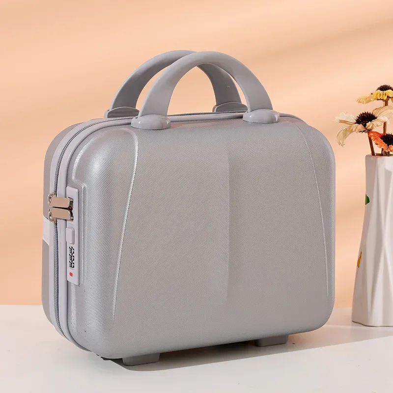 2025 nouvelle coque rigide portable voyage portable mini bagages rangement articles de toilette trousse de maquillage verrouillage par mot de passe pour protéger les cosmétiques
