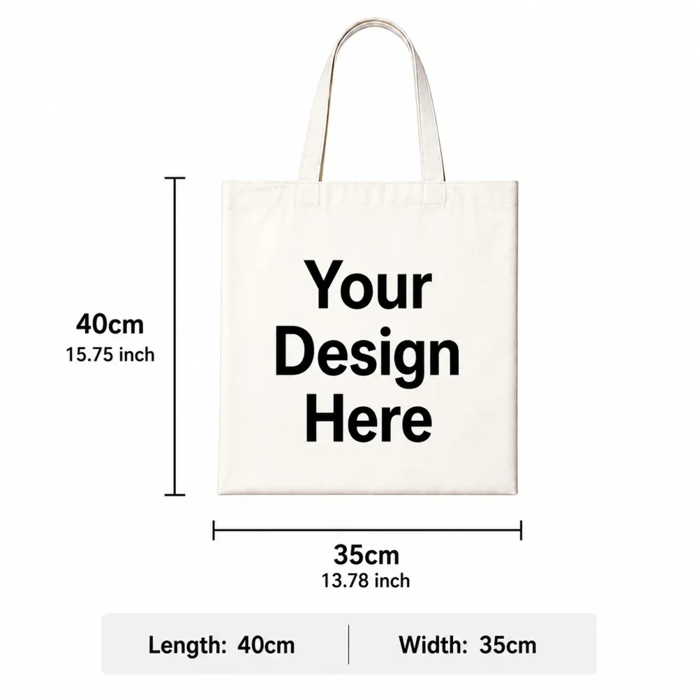 sac fourre-tout en toile de polyester personnalisé avec votre image, imprimé recto-verso, sac de voyage et de shopping tendance pour femme, cadeau d'anniversaire personnalisé