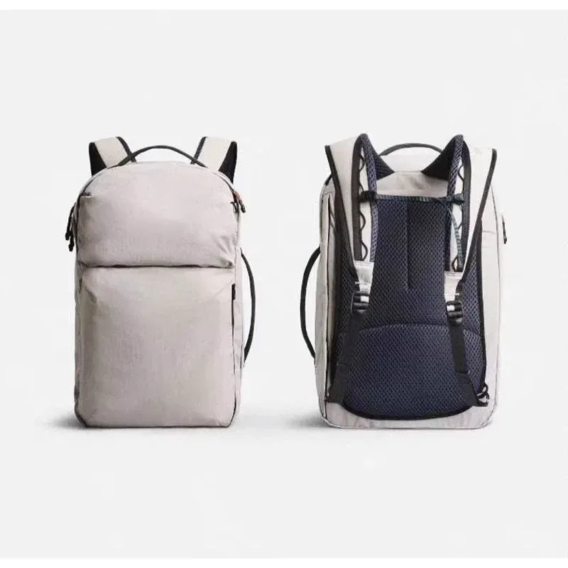 Sac à dos de voyage unisexe léger, sac d'ordinateur pour randonnée en plein air, grande capacité, sac à double bandoulière, style décontracté simple, en nylon mat...