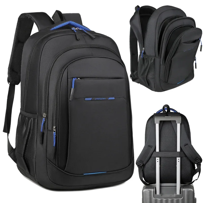Sac à dos de voyage durable pour ordinateur portable, étanche, compartiment rembourré pour ordinateur portable, poches multiples, essentiel pour les affaires et les études universitaires