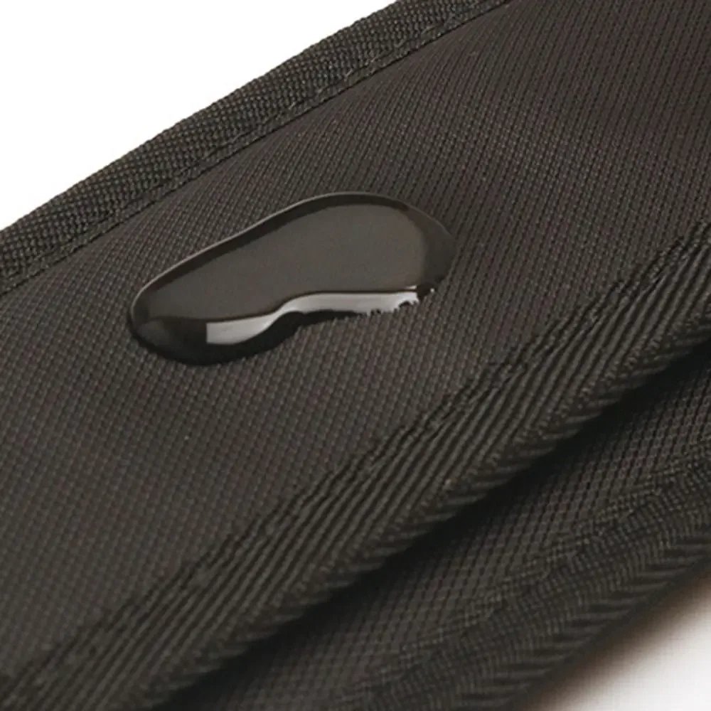 1 pièce de remplacement de coussinet d'épaule en nylon antidérapant et respirant, amovible, pour bandoulière de sac à dos et sacoche d'ordinateur portable