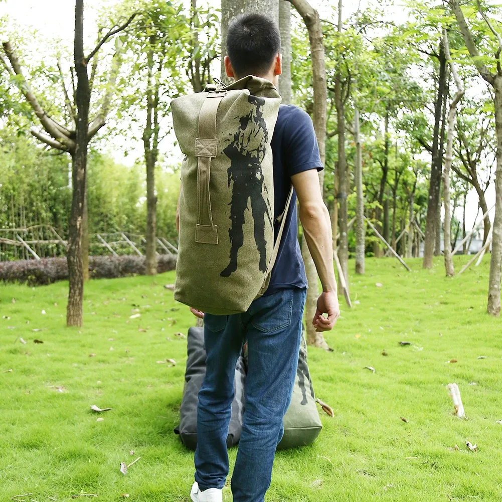 sac à dos de grande capacité pour hommes, sacoche de voyage, d'alpinisme, de chasse, militaire, tactique