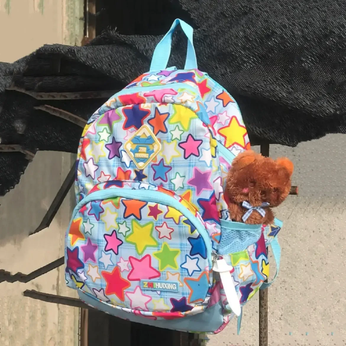 sac à dos coloré avec étoiles de dessin animé pour fille, cartable mignon, japonais, coréen, kawaii, rentrée sв, voyage, étudiant