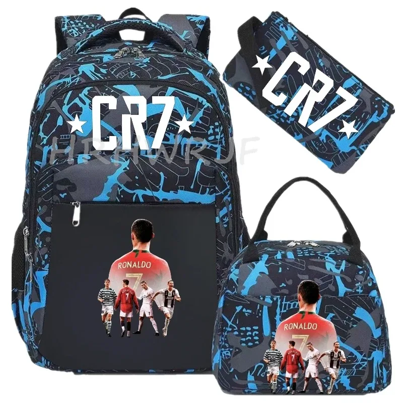 sacs à dos de sport cr7, sacs d'école camouflage pour ordinateur portable, pour hommes et femmes, sac à dos de grande capacité pour les voyages, le bureau, les trajets scolaires