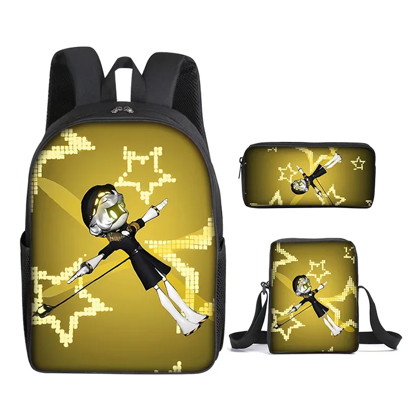 populaire jeune nouveauté meurtre drones impression 3d 3 pièces/ensemble étudiant sacs de voyage sac à dos pour ordinateur portable sac à dos sac à bandoulière trousse à crayons