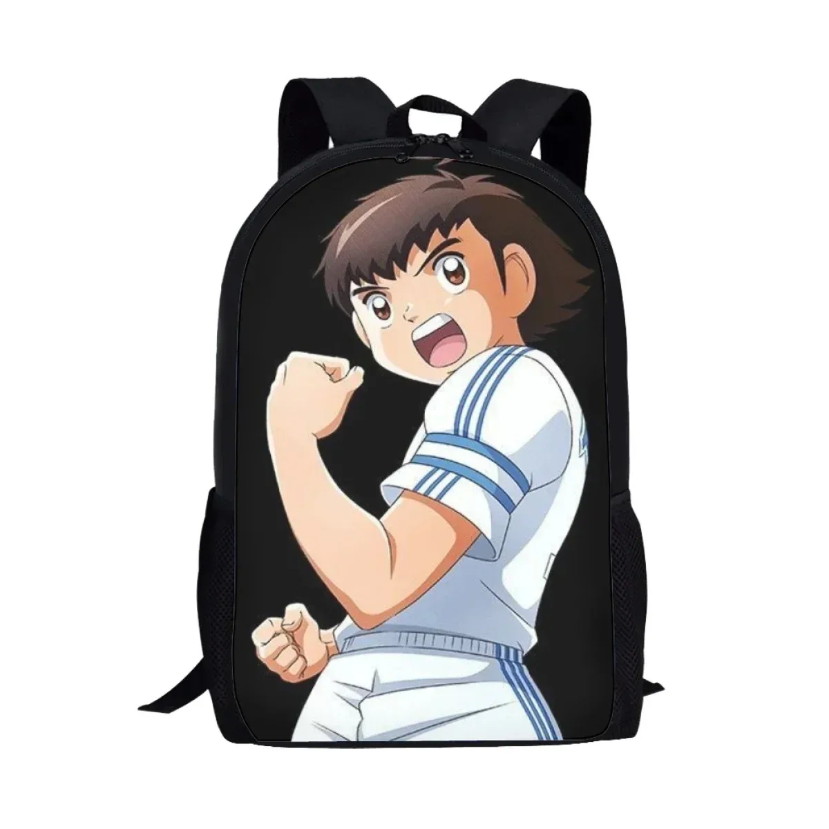Sac à dos pour enfants, sac à livres pour élèves du primaire, sacs à bandoulière décontractés, grande capacité, sac d'école japonais Captain Tsubasa