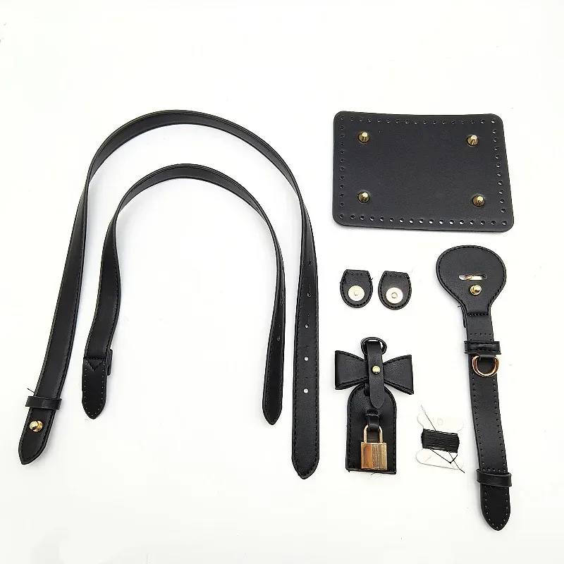 sac à main en paille tressée fait main diy, accessoires en cuir, sac seau vintage, matériau pour sac à bandoulière simple ou croisé