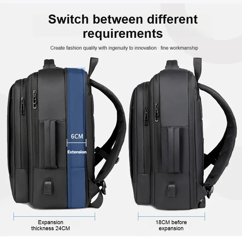 sac à dos metro campus pro – sac extensible pour ordinateur portable d'affaires pour hommes (organisateur de banlieue élégant et résistant à l'eau)