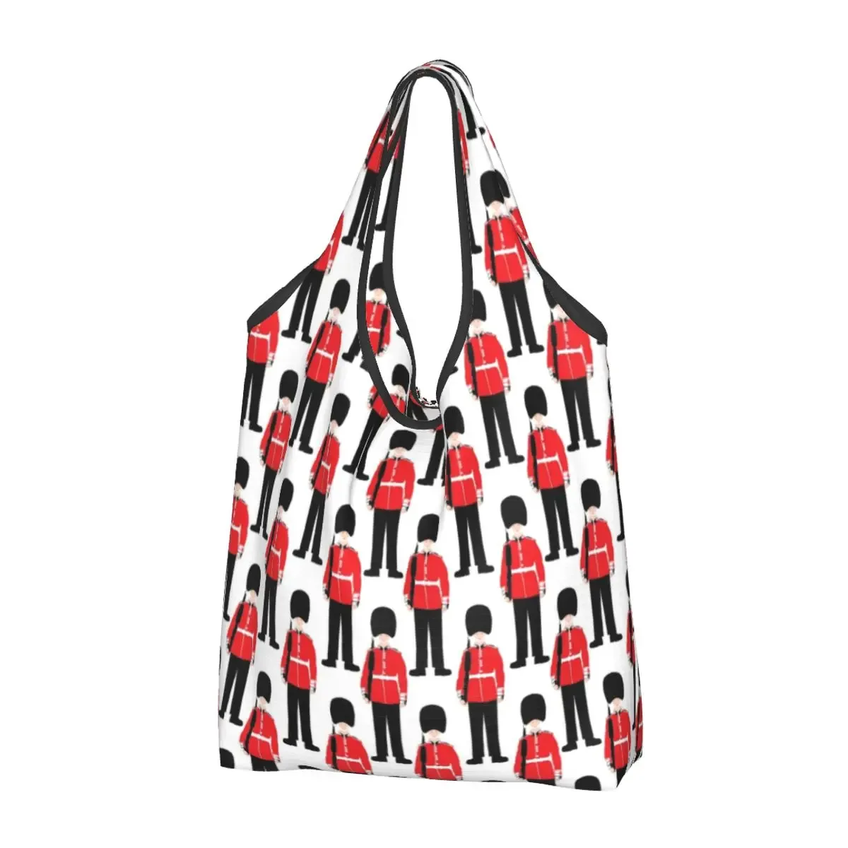 sac fourre-tout portable britannique sensation red bus, btfashion, vintage, royaume-uni, londres, symdockers shopping, épicerie, sac initié