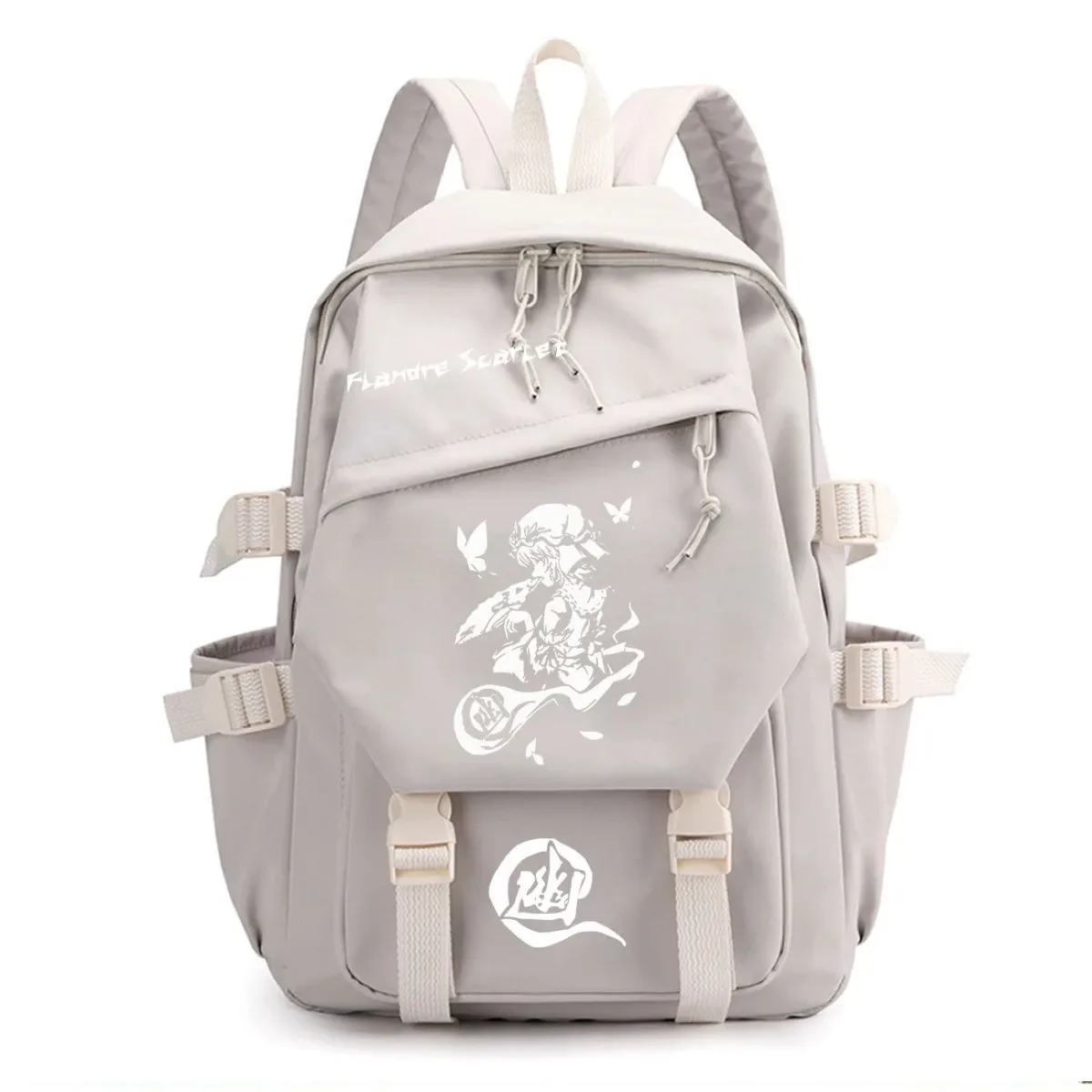 sac à dos touhou project sac à dos de voyage de grande capacité pour étudiants, imprimé dessin animé hakurei reimu kirisame marisa