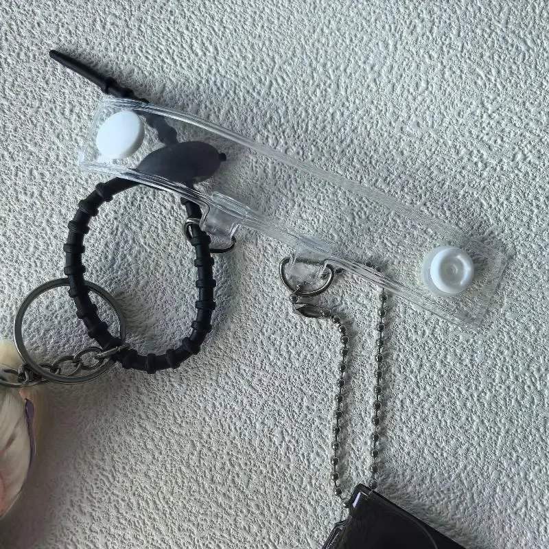 boucles d'extension de sangle de sac en pvc transparent, 2 clips à pression pour réparation et remplacement de sacs à dos, sacs à main et bagages d'extérieur