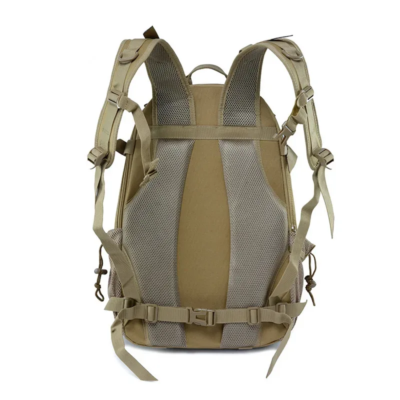 sac à dos tactique pour sports de plein air, léger, grande capacité, sac de voyage, sac d'école pour ordinateur portable, en tissu oxford, décontracté pour hommes