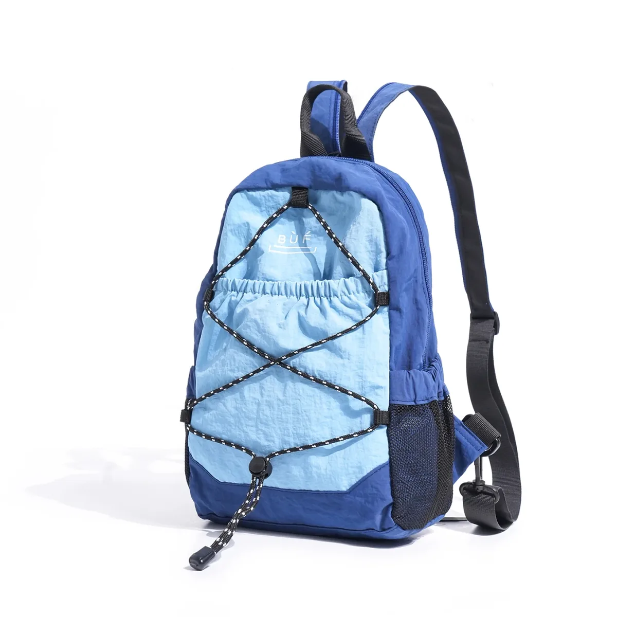 sac à dos mini léger unisexe en nylon, sac bandoulière décontracté pour les trajets quotidiens, la randonnée en plein air, avec plusieurs poches et sangle