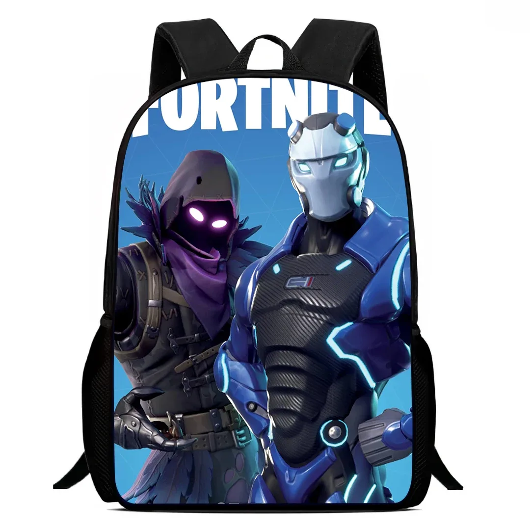 sac à dos de dessin animé fortnite de 15 pouces pour garçons et filles unisexe, sac à dos d'école, sac à dos léger pour étudiants, sac à dos de grande capacité