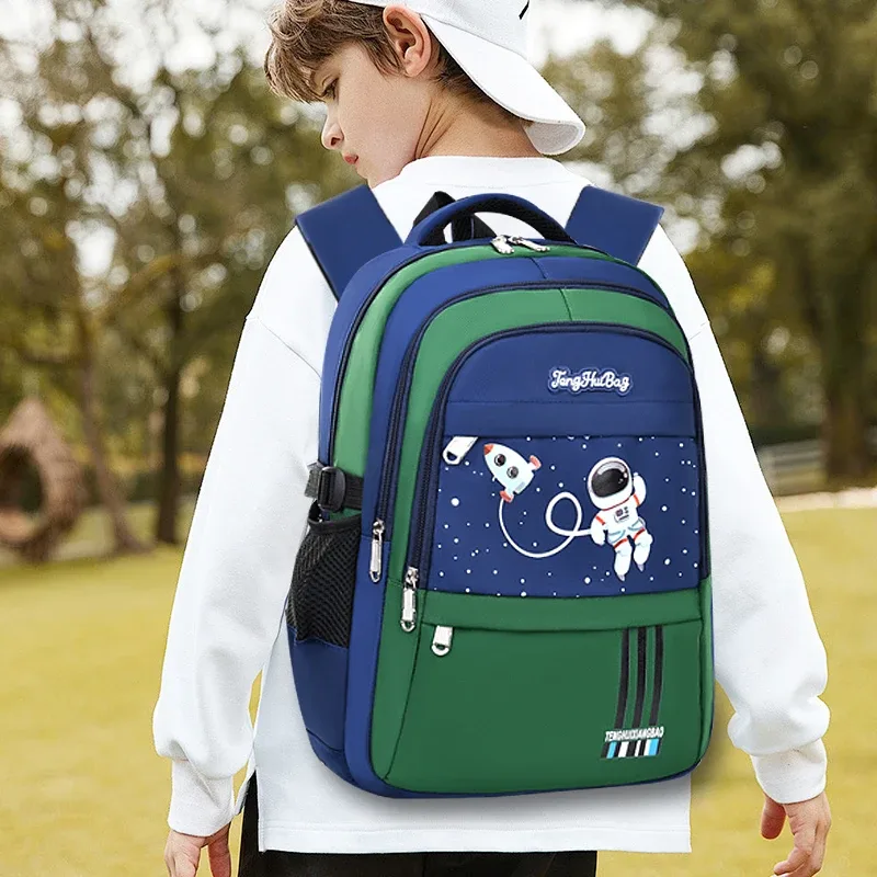 élèves du primaire cartable garçons 1,2,3,4,5,6 années 6-12 ans astronaute épaule sac à dos pour ordinateur portable étanche wea