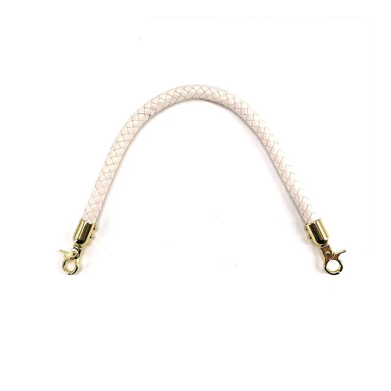 sangle de sac tressée en cuir pu, poignée de remplacement pour sac à main, tressée à la main, à bandoulière courte, accessoires, nouvelle collection