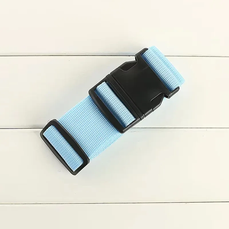 sangles de bagage droites pour valise, ceinture de bagage en polyester avec boucle de déverrouillage réglable, accessoire de voyage