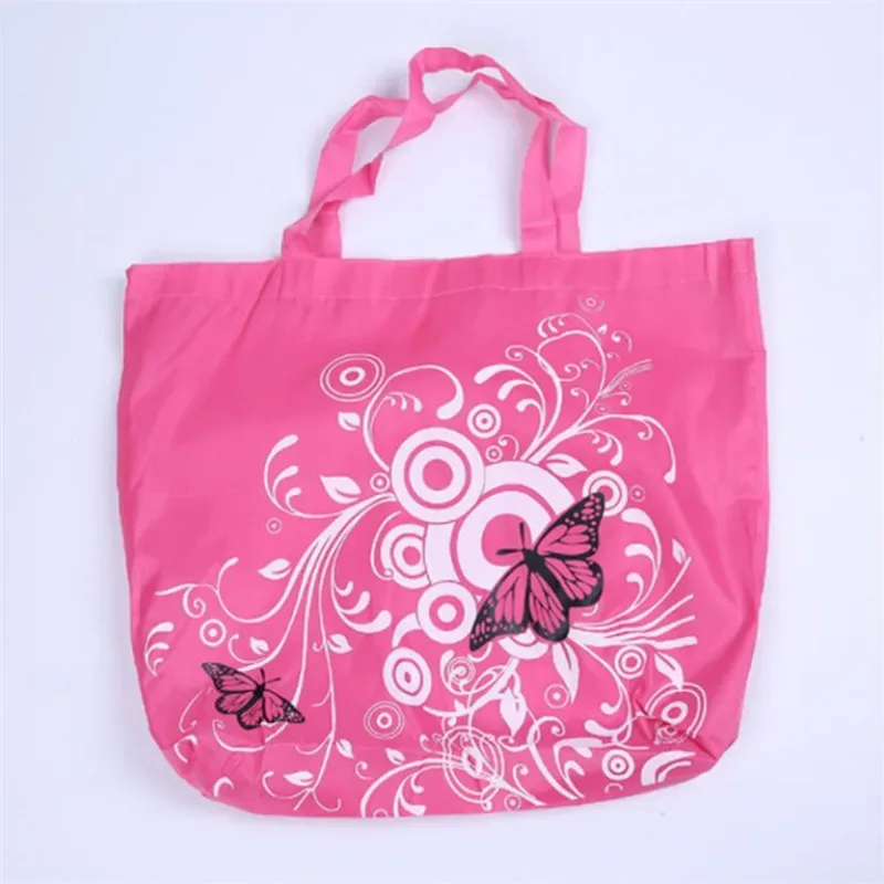 fourre-tout pliant sac à provisions femmes hommes décontracté eco réutilisable fleur papillon pochette épicerie sacs à bandoulière voyage sac à main sacs de shopping