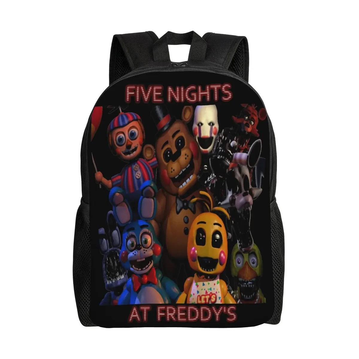 sac à dos foxy fnaf it's me cool, cadeau pour le lycée, la randonnée, les voyages, sac à dos de jeu freddy pour hommes et femmes, sacs en toile pour l'université