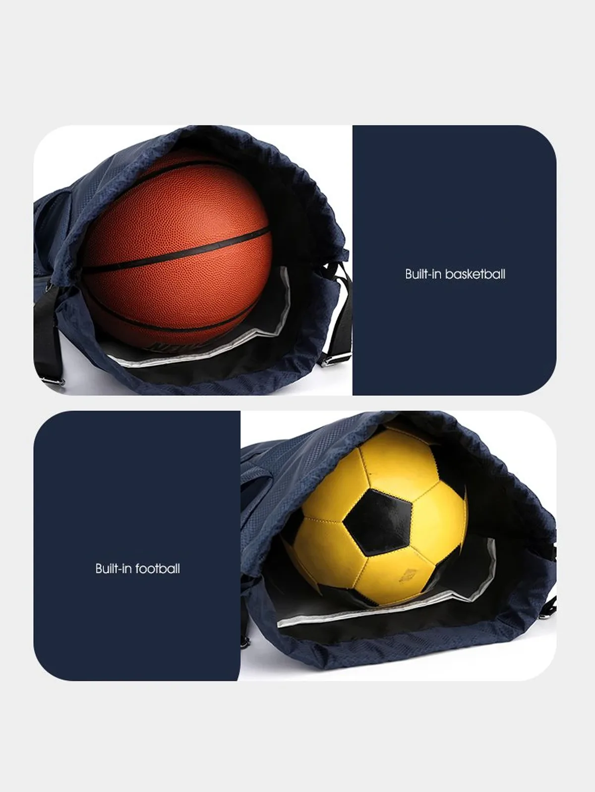 sac de basket-ball, sac de natation, sac de rangement pour femmes à séparation sèche et humide, sac à dos de sport, sac à dos d'entraînement et de fitness à cordon