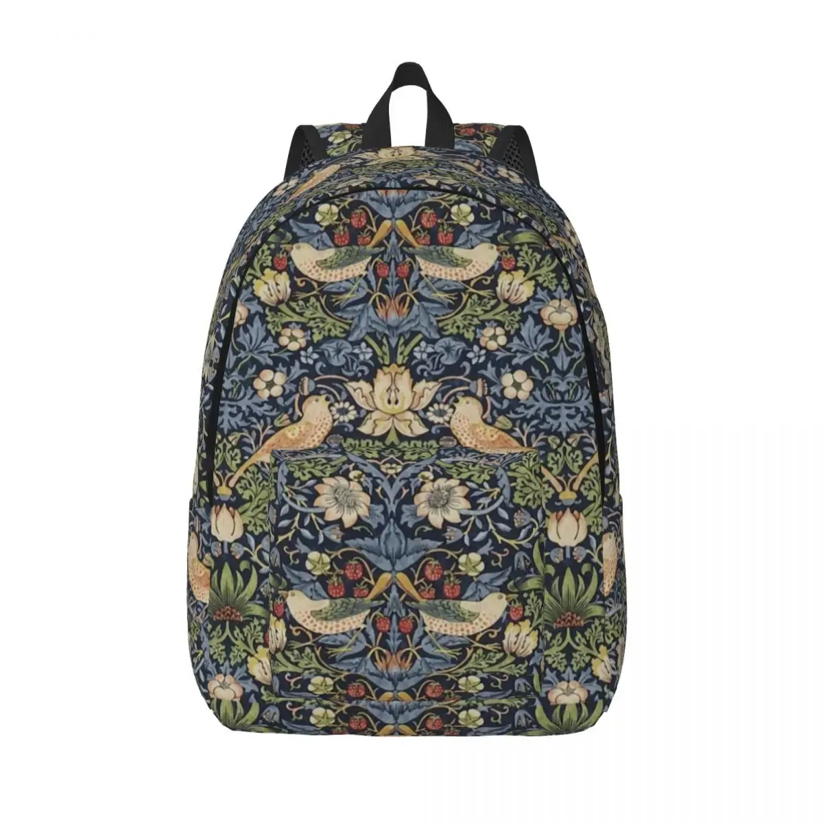 sac à dos en toile avec arbre de vie personnalisé par william instability, textile floral, école universitaire, sacs de voyage, cartable pour ordinateur portable 15"