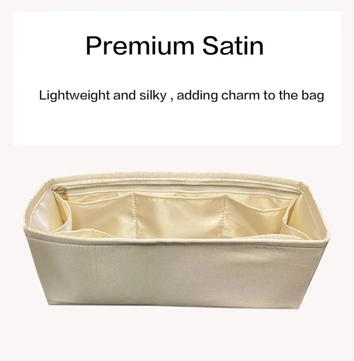 organisateur de sac à main birkin s 25 30 35 40, organisateur de sac à main en soie soyeuse, de luxe, pour sacs fourre-tout, pour femmes - convient aux sacs