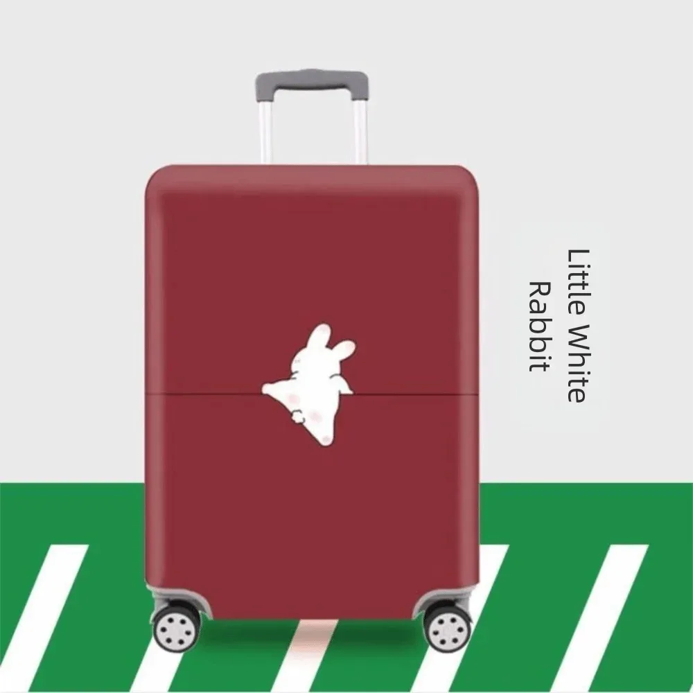 housse de protection antivol pour valise, motif animal mignon, anti-rayures, élastique et durable, pour extérieur