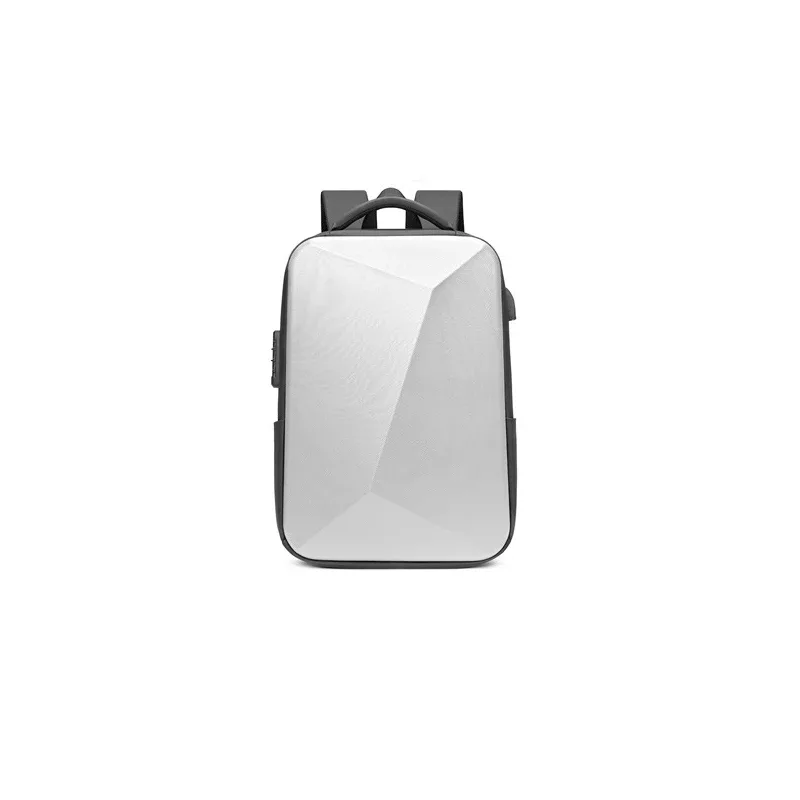 sac à dos pour ordinateur portable 15.6 pouces pour homme, sac de voyage extensible, sac d'affaires antivol étanche, chargement usb, sac à coque rigide abs