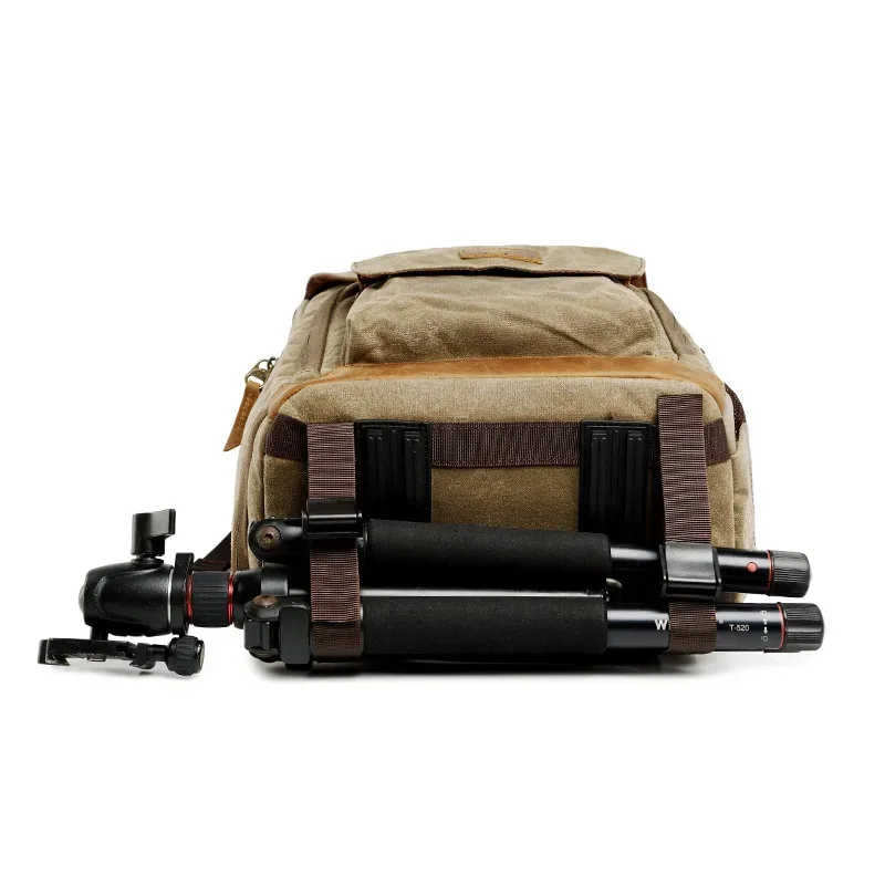 sac à dos pour appareil photo en toile batik imperméable, résistant à l'usure, grand format, pour fujifilm, nikon, canon, sony