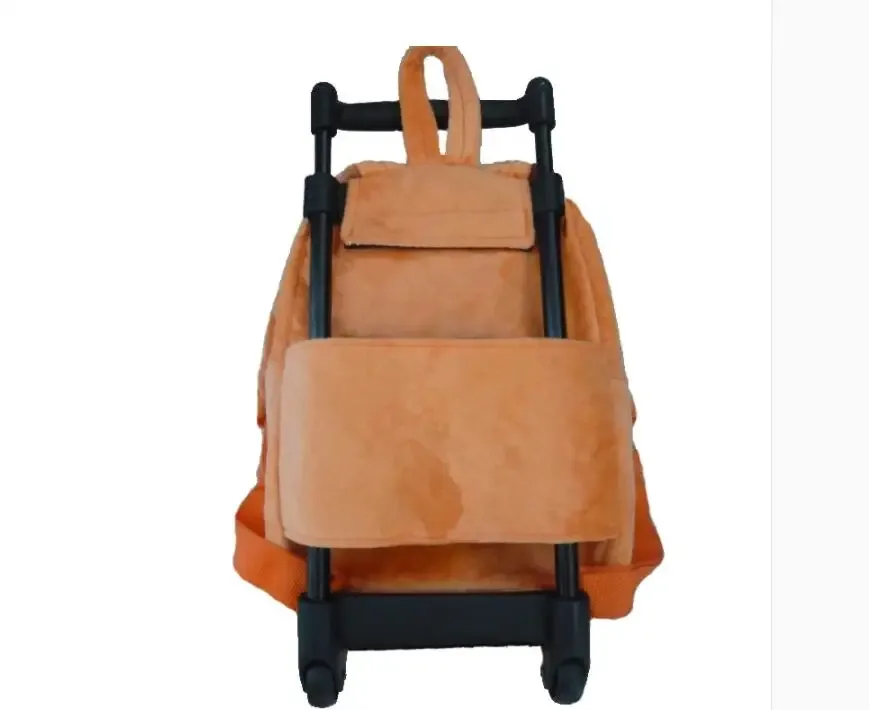 sac d'école de dessin animé pour bébés, sac à dos à roulettes pour écoliers, chariot de voyage sr, sac à roulettes