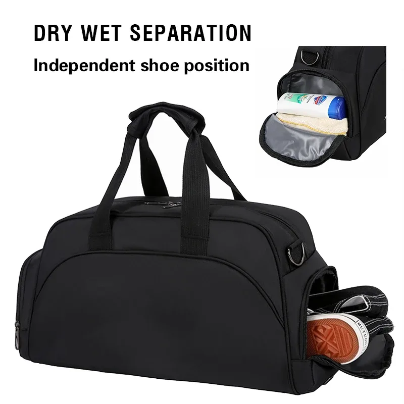 sac de sport personnalisé pour salle de sport, sac de basket-ball, personnalisation sur mesure, séparation sec/humide, sac de voyage pour yoga, impression photo, nom personnalisé.