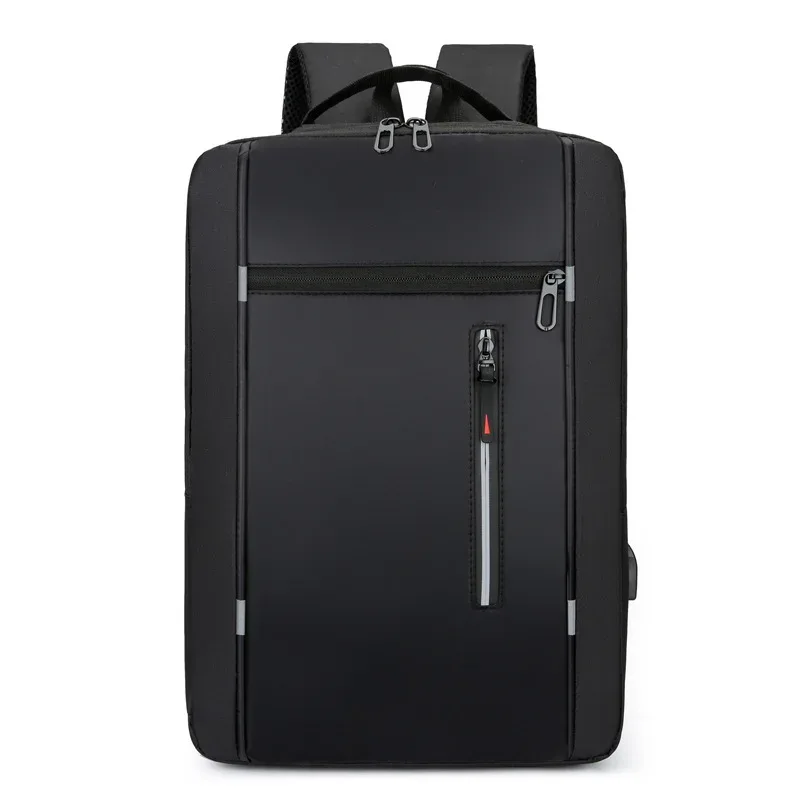 sac à dos pour hommes, nouveau style, sac simple pour ordinateur portable avec chargeur usb, sacs à double épaule multifonctionnels pour ordinateur d'étudiant de grande capacité