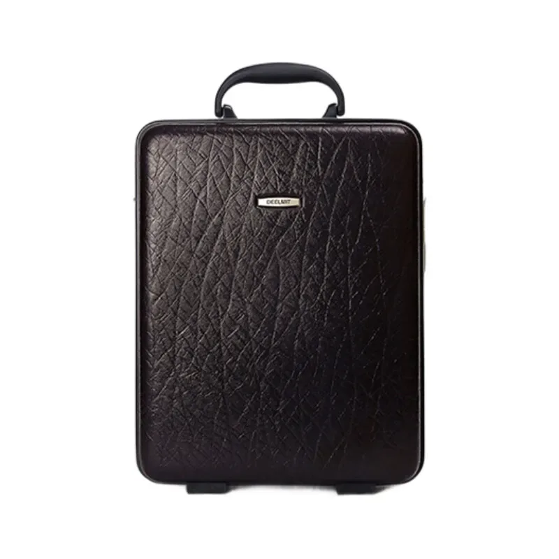 porte-documents d'affaires pour hommes, style vertical, sac de verrouillage à code, étui pour documents et ordinateur portable 13 15 pouces pour voyage