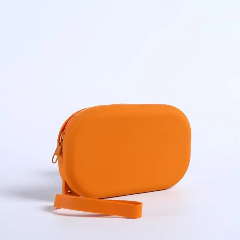sac de rangement de cosmétiques en silicone, sac à main portable de voyage, organisateur de produits de toilette, sacs de maquillage à fermeture éclair, pochette étanche multifonctionnelle