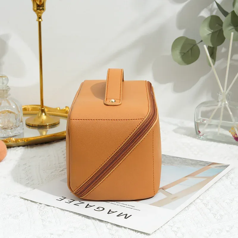 homefish organizer – trousse de toilette pour femme, trousse de maquillage, pochette de rangement, boîte de luxe pour femme, trousse à cosmétiques, sac organisateur de voyage avec fermeture éclair