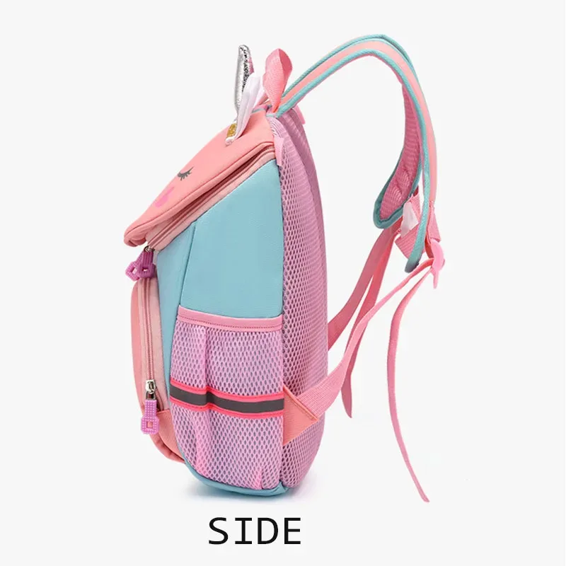sac à dos personnalisé brodé en forme d'animal de dessin animé, licorne, dinosaure, mignon et tendance, plein de charme.
