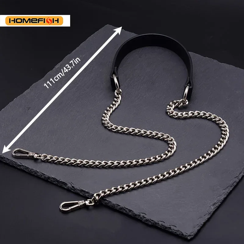 chaîne de remplacement en métal pour sac de 120 cm, bandoulière en cuir pu pour accessoires de sac à main et sac bandoulière diy