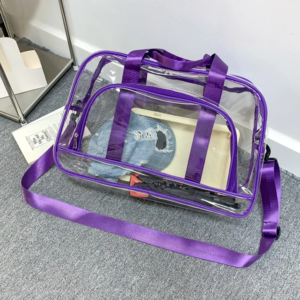 sacs à main de créateur de luxe pour femmes, sac à main transparent, sac d'entraînement en pvc, sac polochon de voyage, sacs à bandoulière étanches