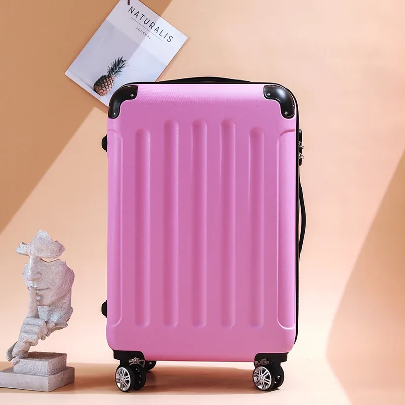 dropshopping 20 pouces pc bagages abs sac à bagages voyage boîtier de chariot 20 pouces unisexe luxe valise à roulettes