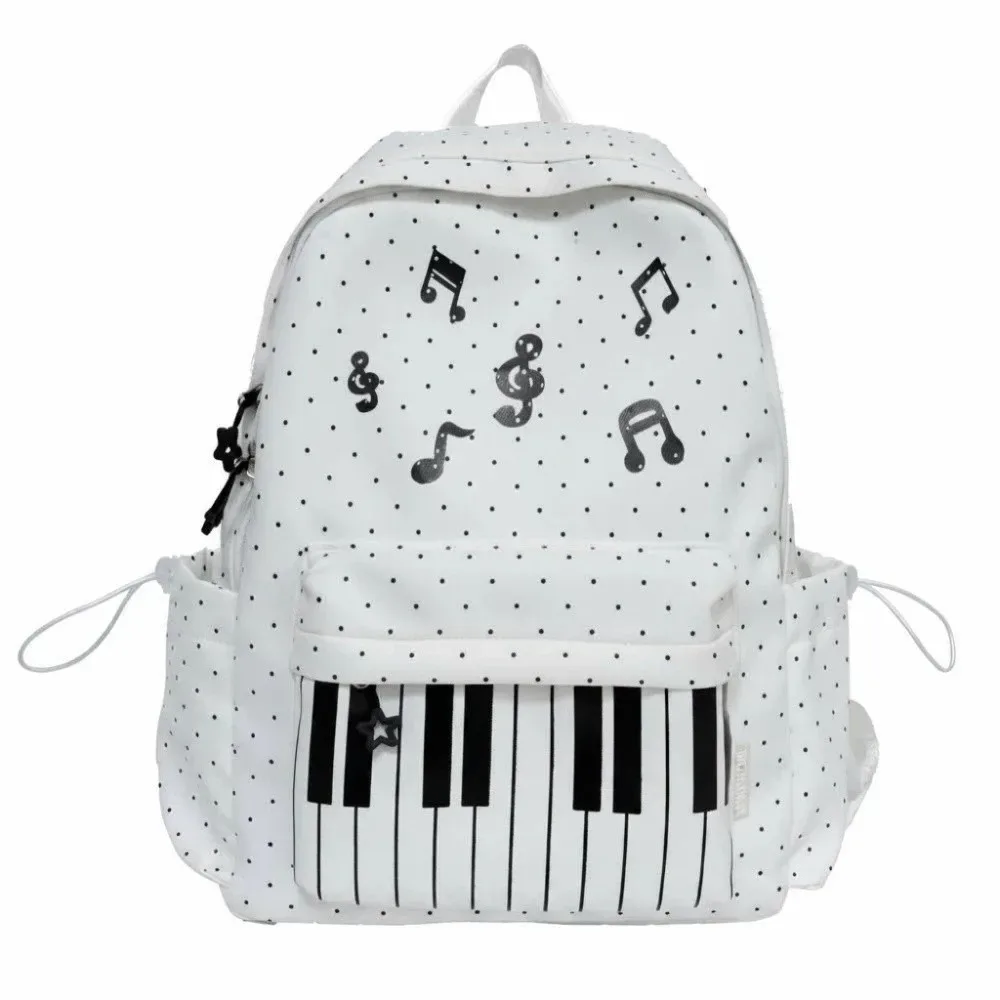 sac à dos pour piano en nylon, multi-poches, design léger, sac pour notes de musique, sangle respirante, grande capacité, sac à dos pour clavier