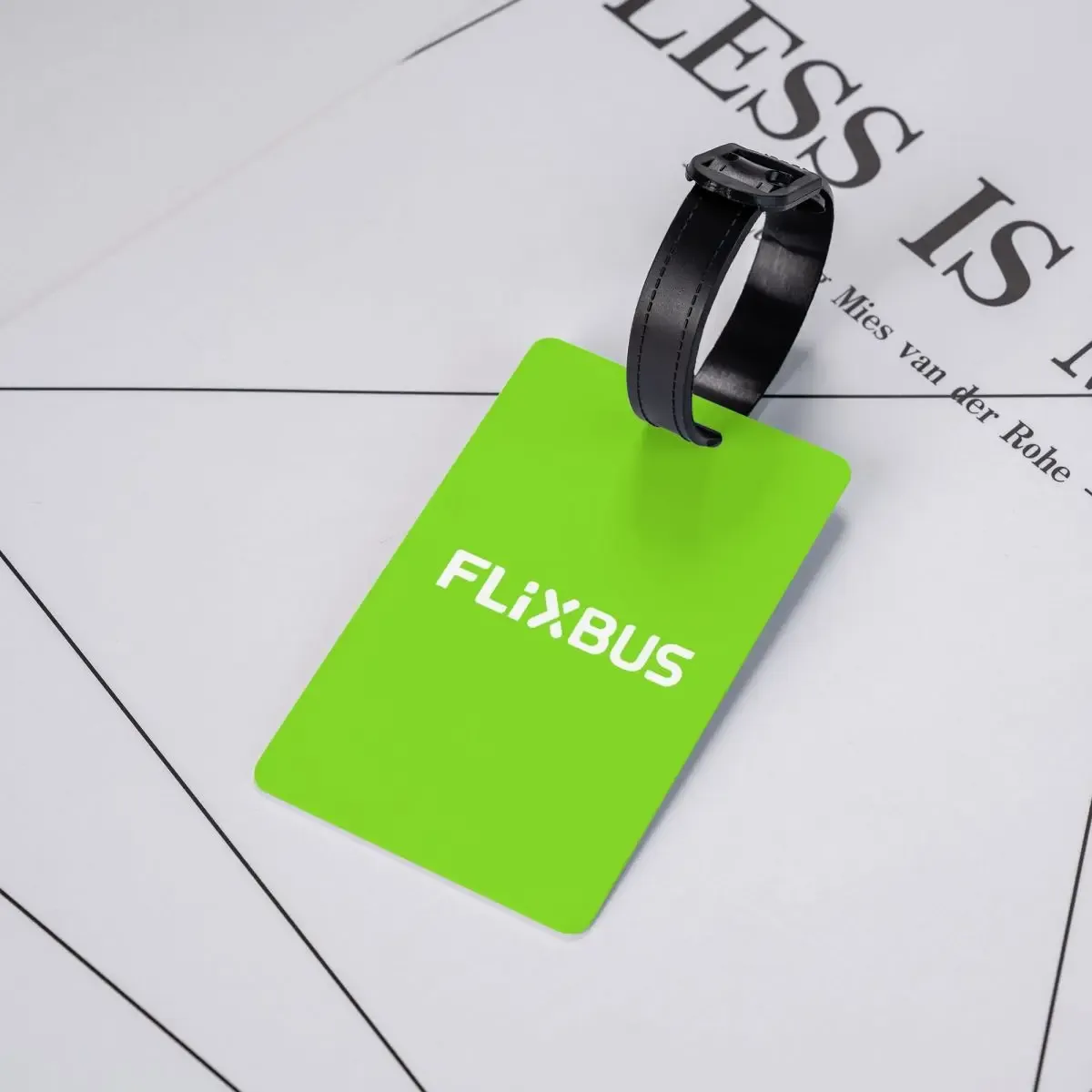 étiquettes à bagages flixbus, accessoires pour valises, étiquette de bagage de voyage, porte-étiquette d'embarquement, étiquette de nom et d'adresse