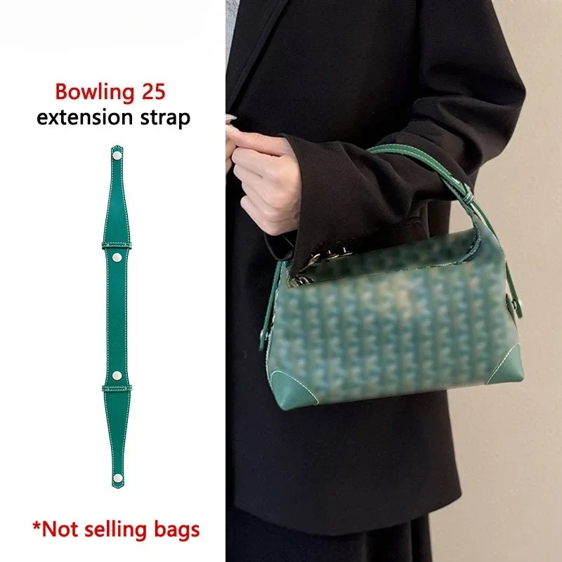 Sac bandoulière étendue pour Goyard Bowling 25, poignée de sac de toilette, sangle de remplacement, accessoires de Modification