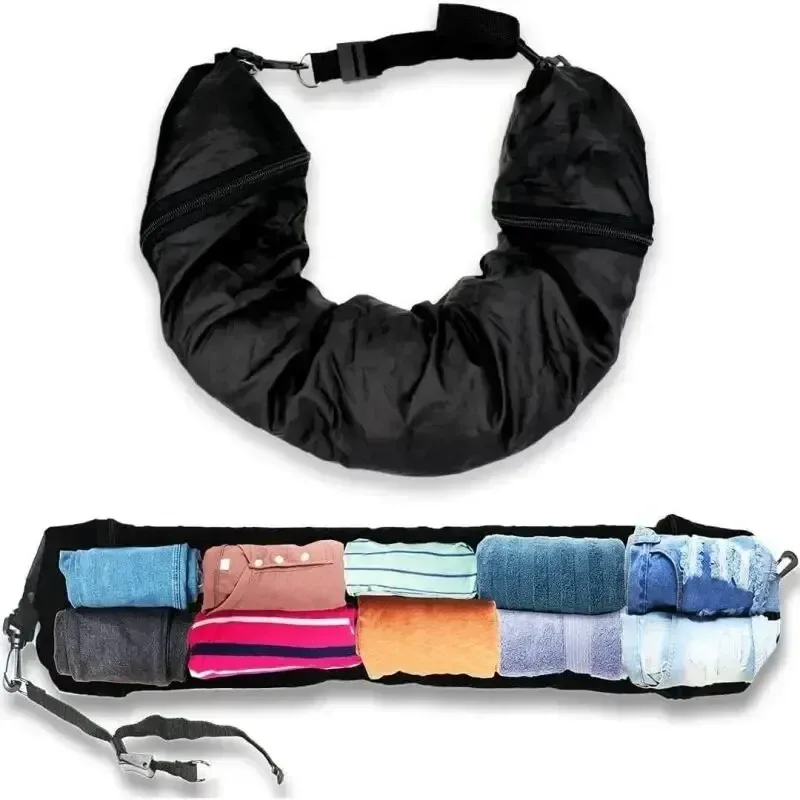 taie d'oreiller de voyage rechargeable, sac de rangement, sac de voyage portable, coussin d'avion, oreiller de cou de voyage, voyage auto-remplissage