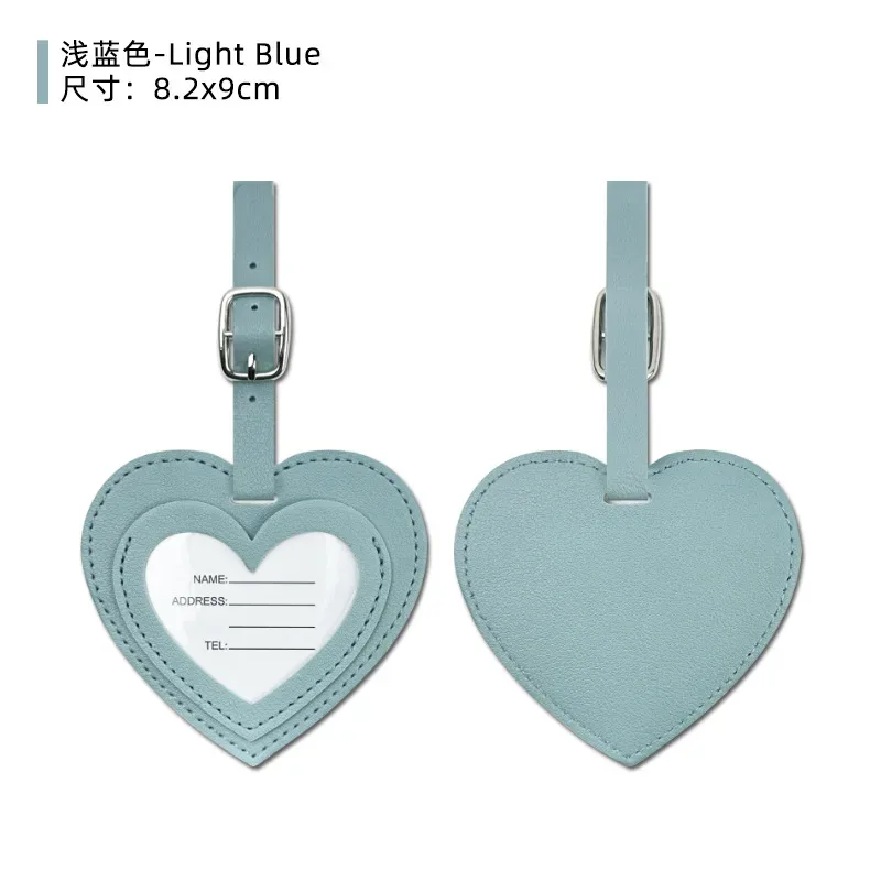 étiquette de bagage personnalisée en cuir pu avec nom et lettres diy, étiquette de valise de luxe en gros, breloque de sac cadeau pour anniversaire de mariage