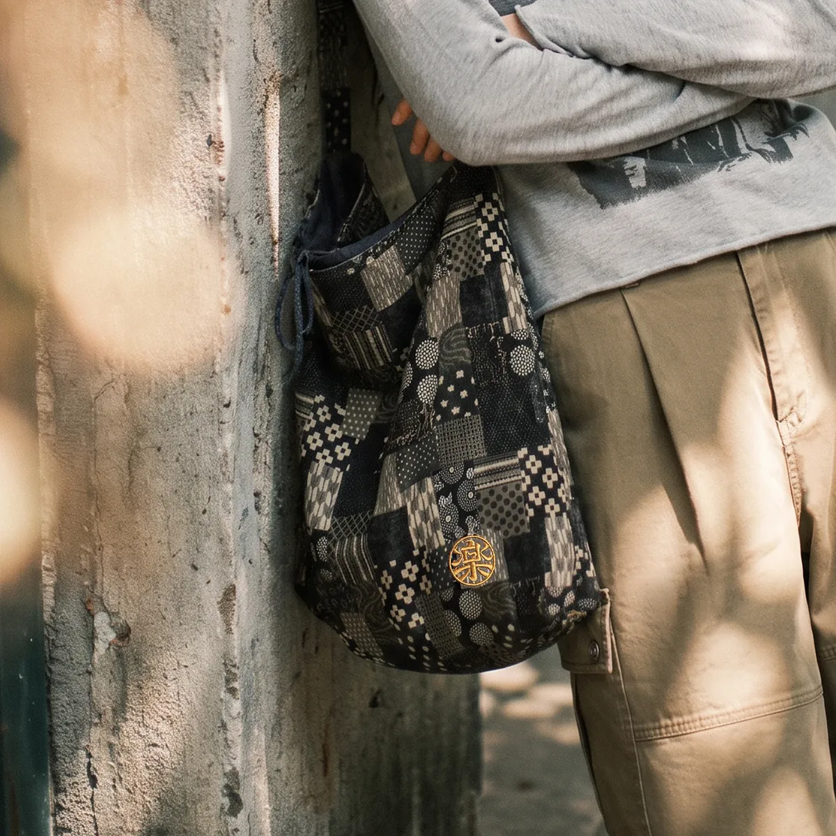 sac fourre-tout en jean vintage pour femme maden, sac à bandoulière brodé, sac à main réversible, grande capacité, style décontracté rétro y2k
