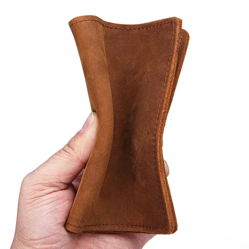 porte-passeport en cuir véritable unisexe, cuir de vache vintage, étui pour cartes de crédit, portefeuille de voyage pour hommes et femmes