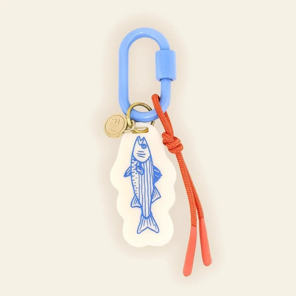 porte-clés mignon en acrylique esthétique avec mousqueton, style preppy, pour l'été et la plage, breloque de sac légère, porte-clés de sac à dos pour adolescentes, femmes et voiture