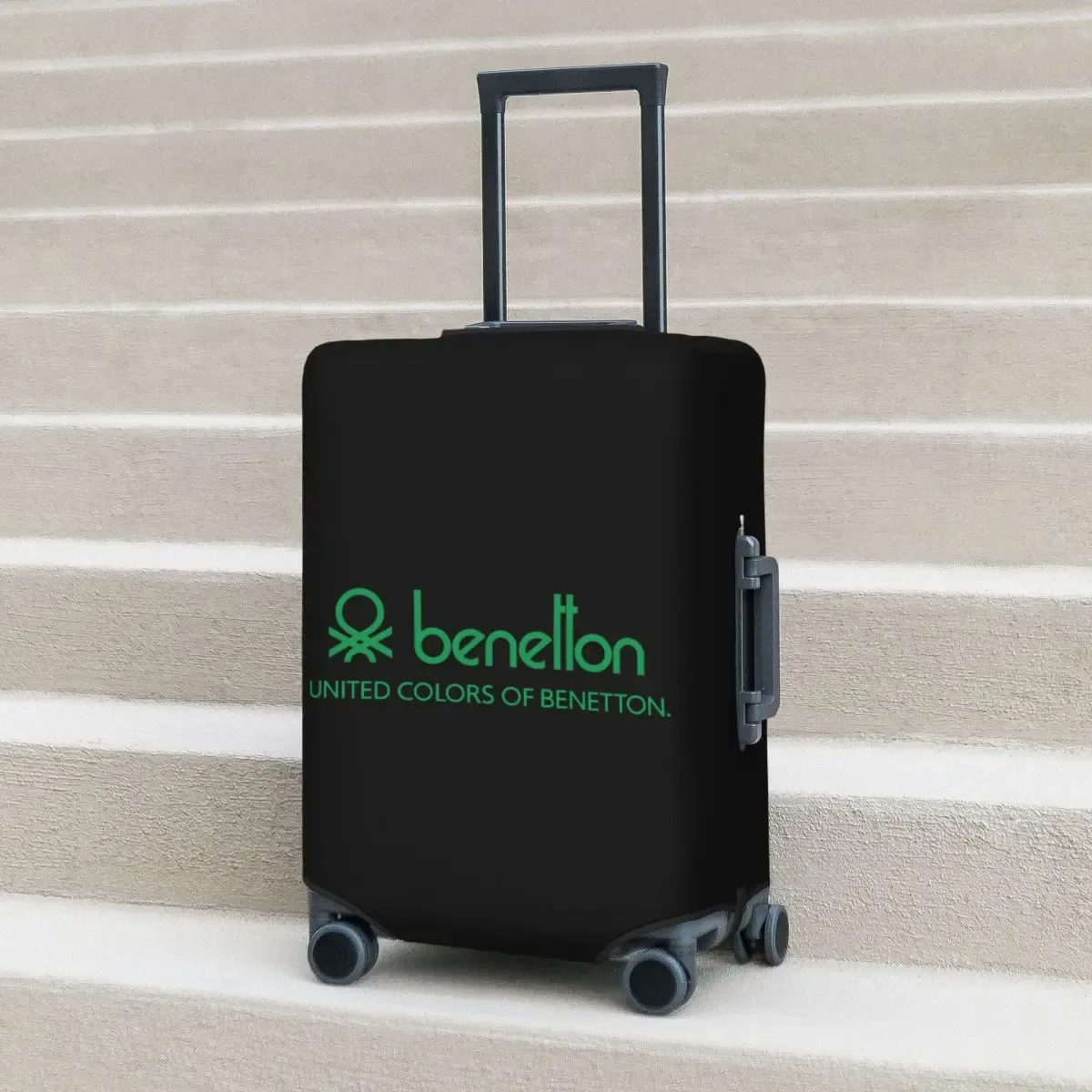 united colors of benetton – housse de protection élastique pour valise de voyage, housse de protection pour bagages de 18 à 32 pouces